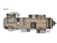 SportTrek Touring Edition 333VFL Floorplan Image