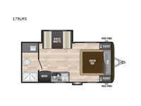 Hideout 179LHS Floorplan