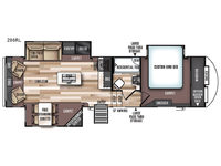Salem Hemisphere GLX 286RL Floorplan Image