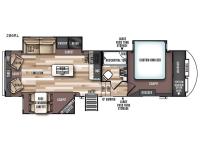 Salem Hemisphere GLX 286RL Floorplan