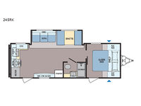 Coleman Lantern 245RK Floorplan Image