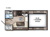 Backpack Edition HS 8801 Floorplan Image