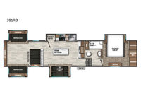 Chaparral 381RD Floorplan