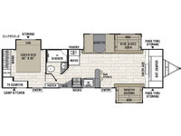 Freedom Express Liberty Edition 321FEDSLE Floorplan Image