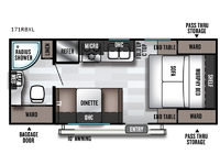 Salem Cruise Lite 171RBXL Floorplan