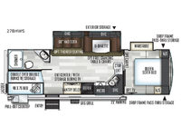 Flagstaff Super Lite 27BHWS Floorplan Image