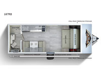 Wildwood FSX 167RBX Floorplan Image