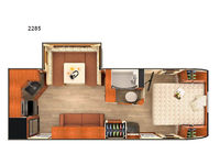 Lance Travel Trailers 2285 Floorplan