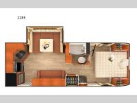 Lance Travel Trailers 2285 Floorplan