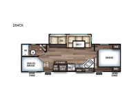 Cherokee 264CK Floorplan Image