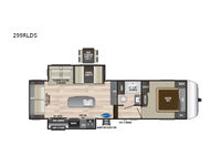 Hideout 299RLDS Floorplan Image