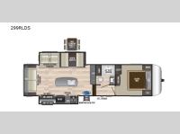 Hideout 299RLDS Floorplan Image