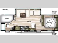 Wildwood X-Lite 263BHXL Floorplan