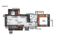 Rockwood Ultra Lite 2650WS Floorplan