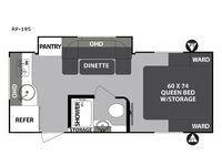 R Pod RP-195 Floorplan