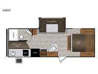 Avenger ATI 24BHS Floorplan Image