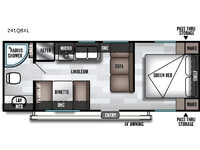 Wildwood X-Lite 241QBXL Floorplan