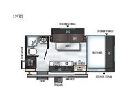 Rockwood GEO Pro 19FBS Floorplan