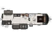 Sprinter Campfire Edition 33BH Floorplan