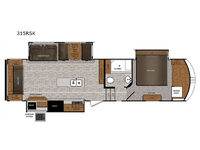 Crusader 315RSK Floorplan