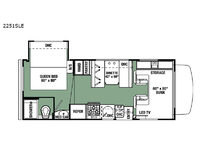 Used 2019 Forest River RV Forester LE 2251SLE Chevy image