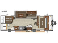 Jay Flight SLX 8 287BHS Floorplan Image