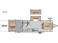 XLR Hyper Lite 29HFS Floorplan Image