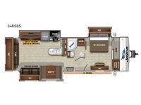 Jay Flight 34RSBS Floorplan Image