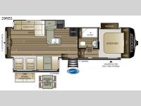 Cougar Half-Ton 29RES Floorplan Image