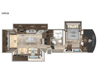 Beacon 34RLB Floorplan