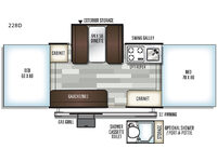 Flagstaff MACLTD Series 228D Floorplan Image