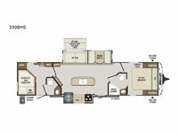 Bullet 330BHS Floorplan