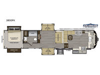 Alpine 3800FK Floorplan