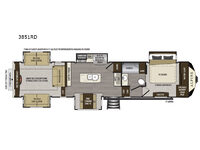 Alpine 3851RD Floorplan