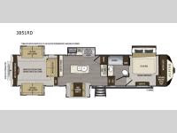 Alpine 3851RD Floorplan