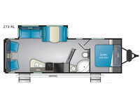 Sundance Ultra Lite 273 RL Floorplan Image