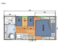 Black Series Camper HQ15 Floorplan