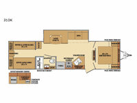 Shasta 31OK Floorplan