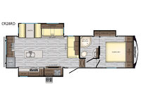 Cruiser Aire CR28RD Floorplan Image