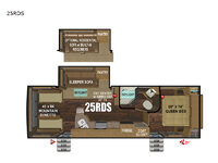 Timber Ridge Mountain Series 25RDS Floorplan Image