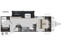 Kodiak Ultra-Lite 261RBSL Floorplan