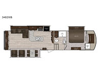 Sanibel 3402WB Floorplan