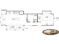Cedar Creek Cottage Limited Edition 40CR20 Floorplan