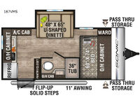 Sonic Lite 167VMS Floorplan Image
