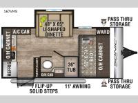 Sonic Lite 167VMS Floorplan Image