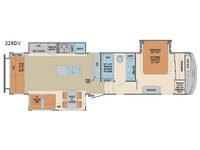Columbus 329DV Floorplan