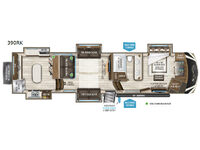 Solitude 390RK Floorplan