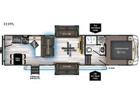 Cherokee Arctic Wolf 311ML Floorplan