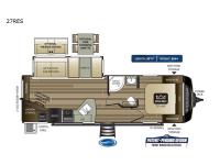 Cougar Half-Ton 27RES Floorplan