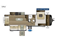 Cougar 32RLI Floorplan